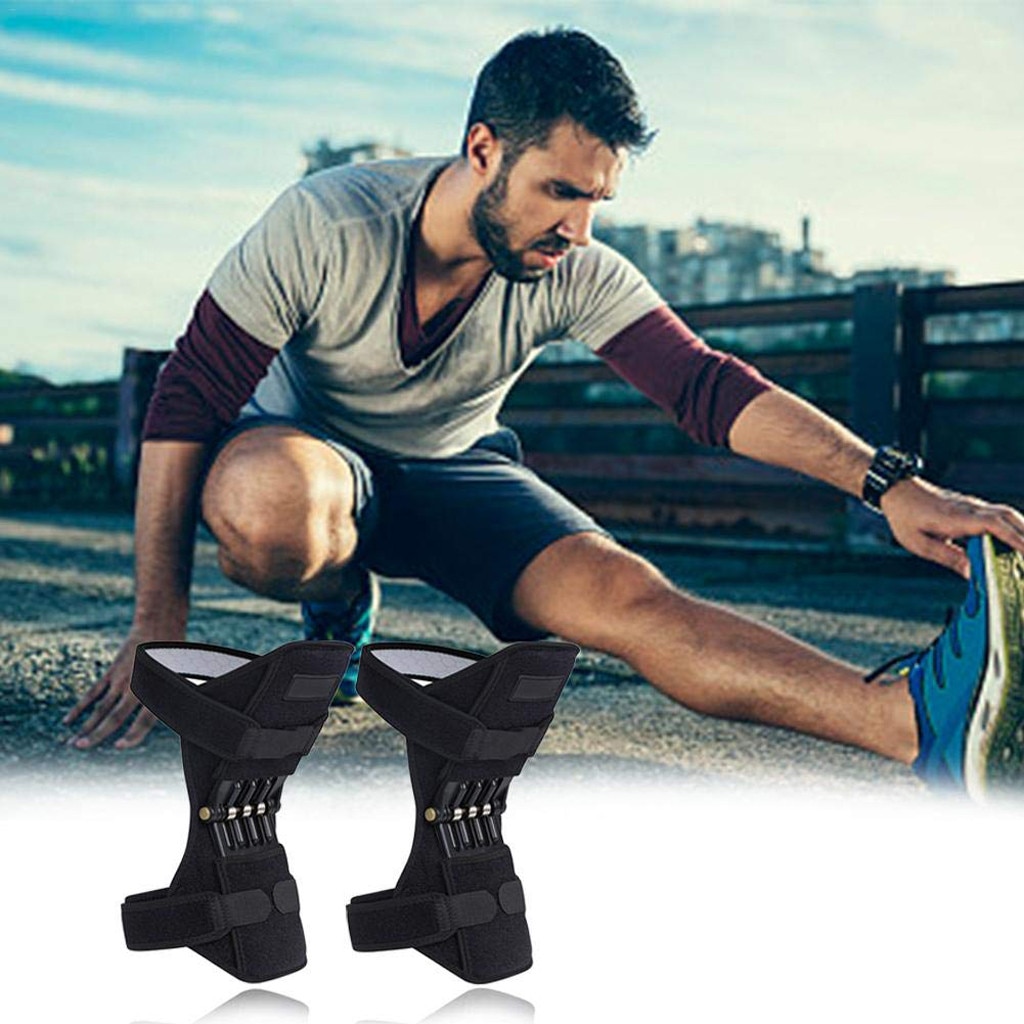 1 pair Joint Support Knee Pads Breathable Non slip Power Lift Joint Support Knee Pads Powerful